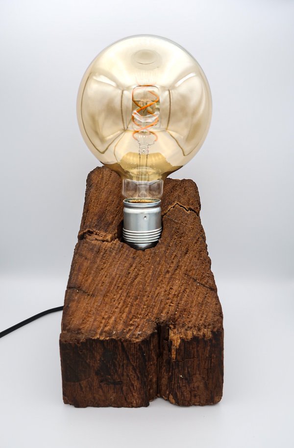 Holzlampe