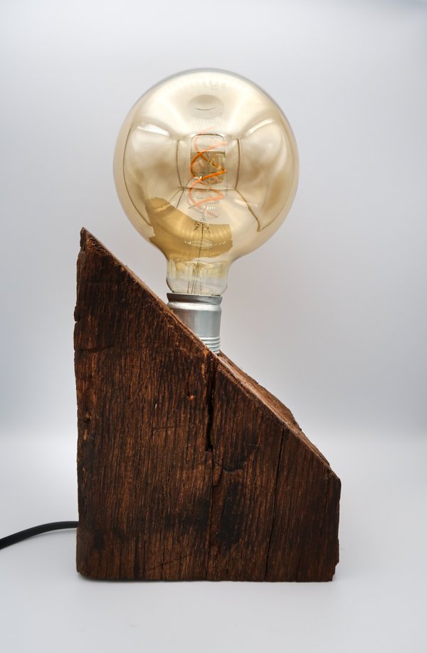 Holzlampe